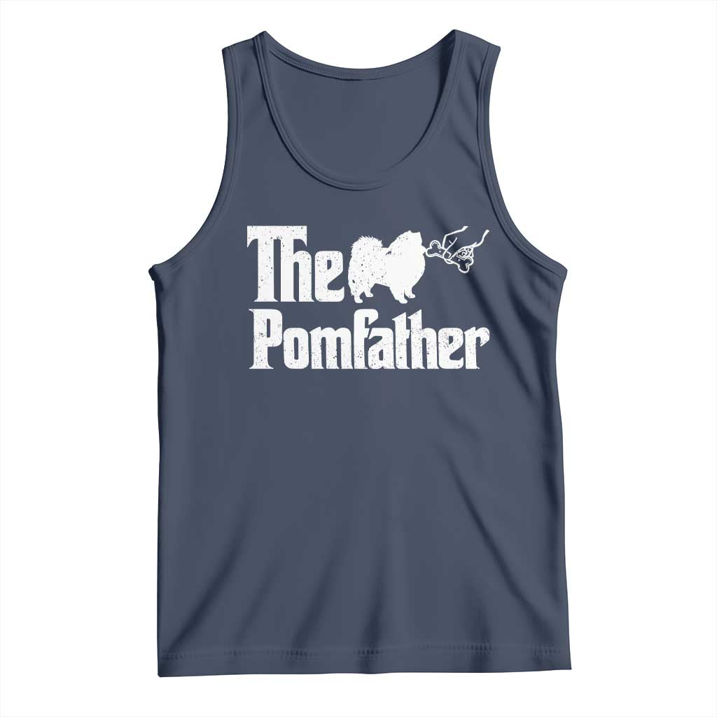 Pomeranian Dad Tank Top The Pom Father Fathers Day Gifts For Dog Lovers