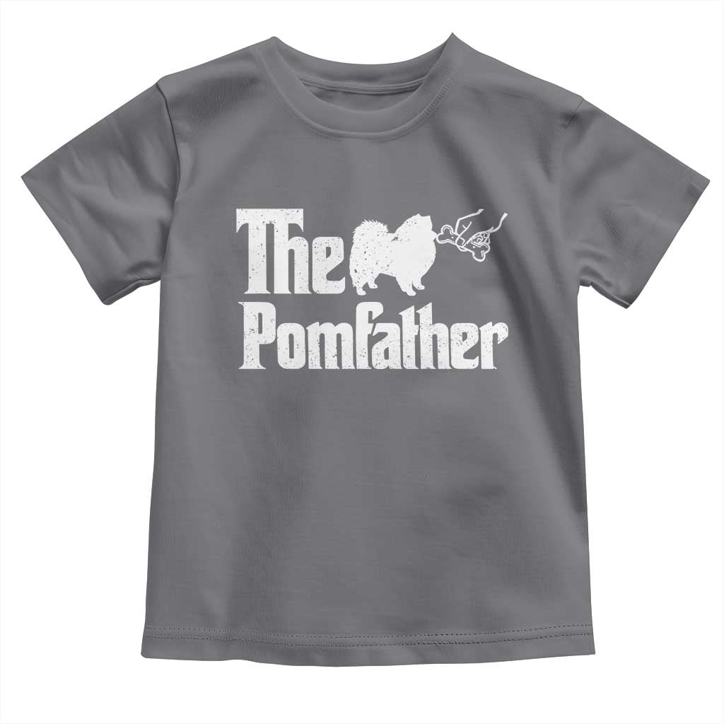 Pomeranian Dad Toddler T Shirt The Pom Father Fathers Day Gifts For Dog Lovers