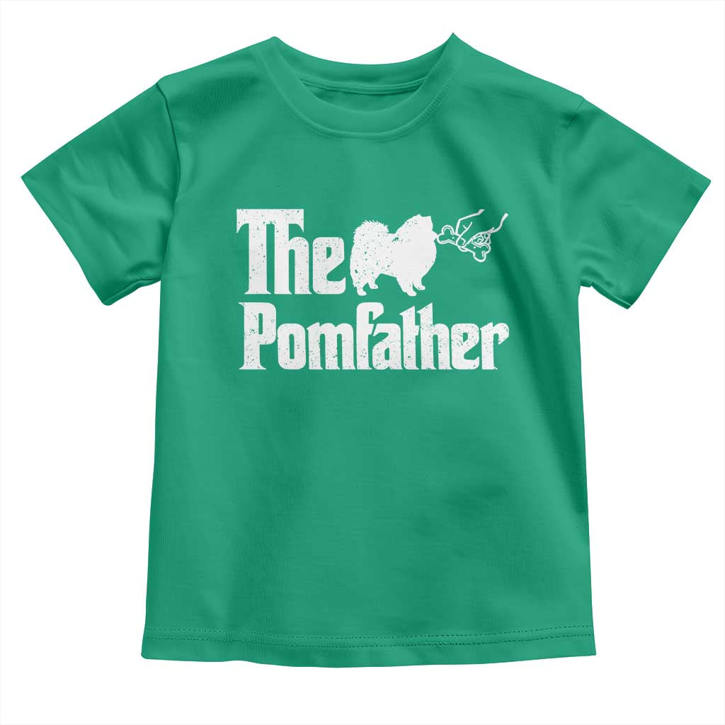 Pomeranian Dad Toddler T Shirt The Pom Father Fathers Day Gifts For Dog Lovers