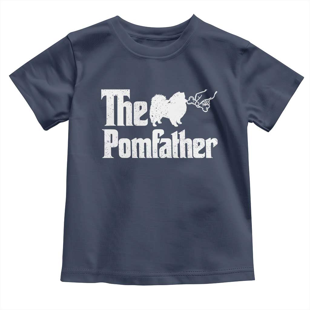 Pomeranian Dad Toddler T Shirt The Pom Father Fathers Day Gifts For Dog Lovers