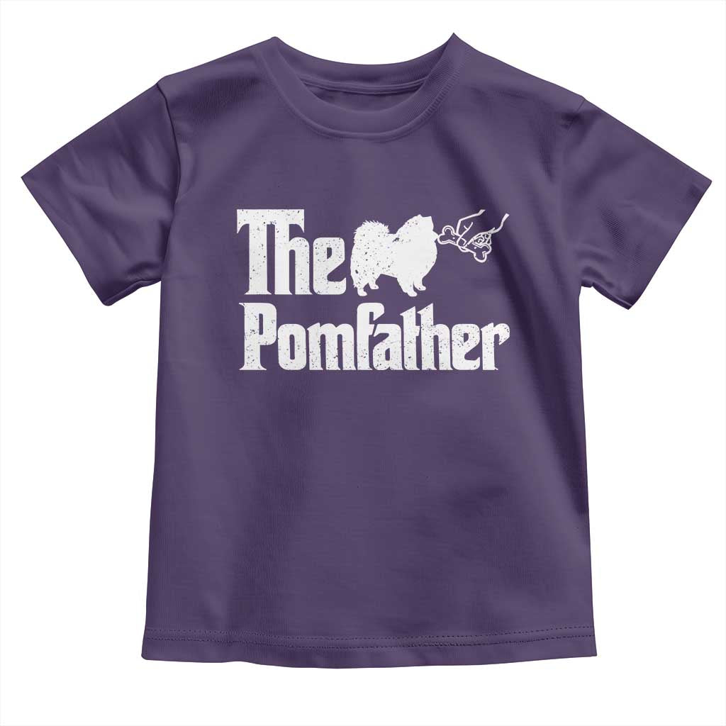 Pomeranian Dad Toddler T Shirt The Pom Father Fathers Day Gifts For Dog Lovers