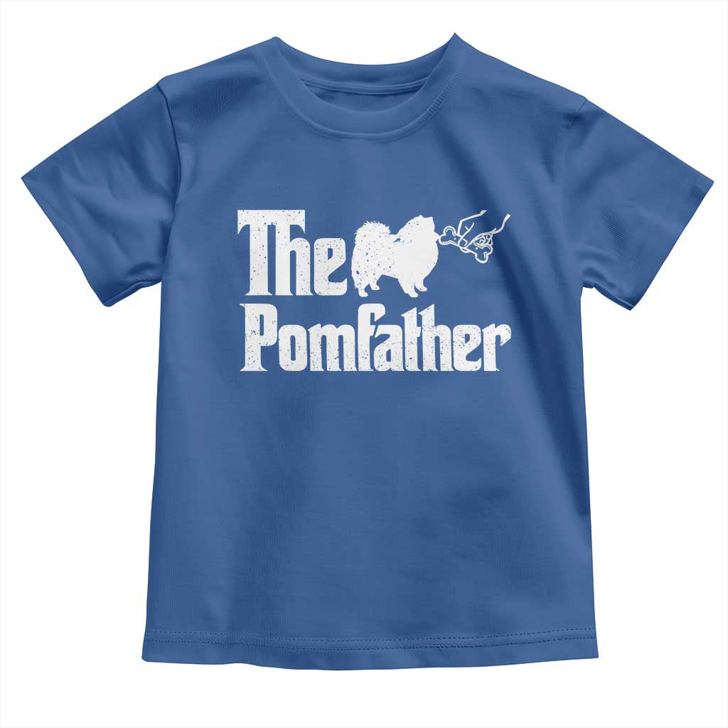 Pomeranian Dad Toddler T Shirt The Pom Father Fathers Day Gifts For Dog Lovers