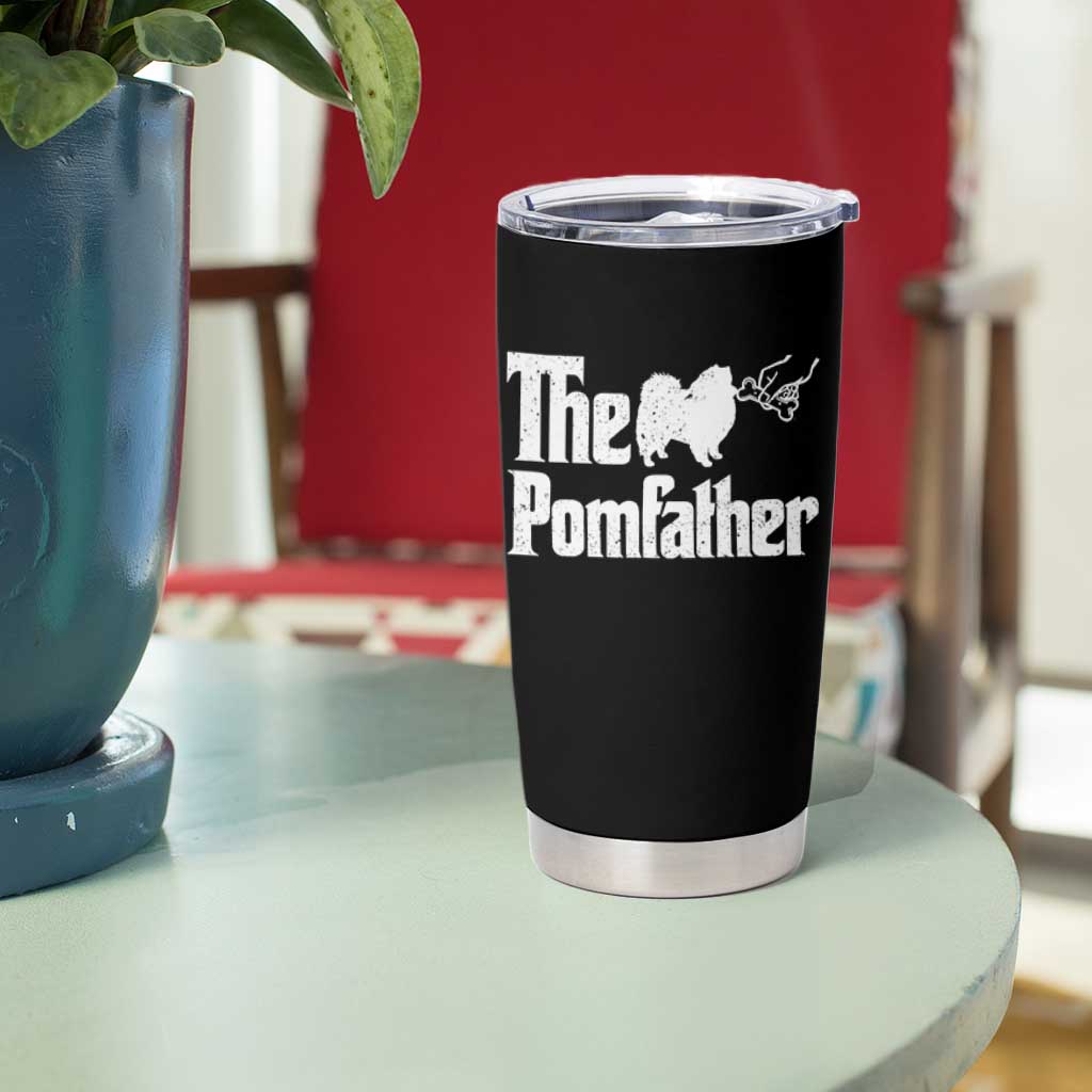 Pomeranian Dad Tumbler Cup The Pom Father Fathers Day Gifts For Dog Lovers
