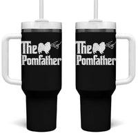 Pomeranian Dad Tumbler With Handle The Pom Father Fathers Day Gifts For Dog Lovers