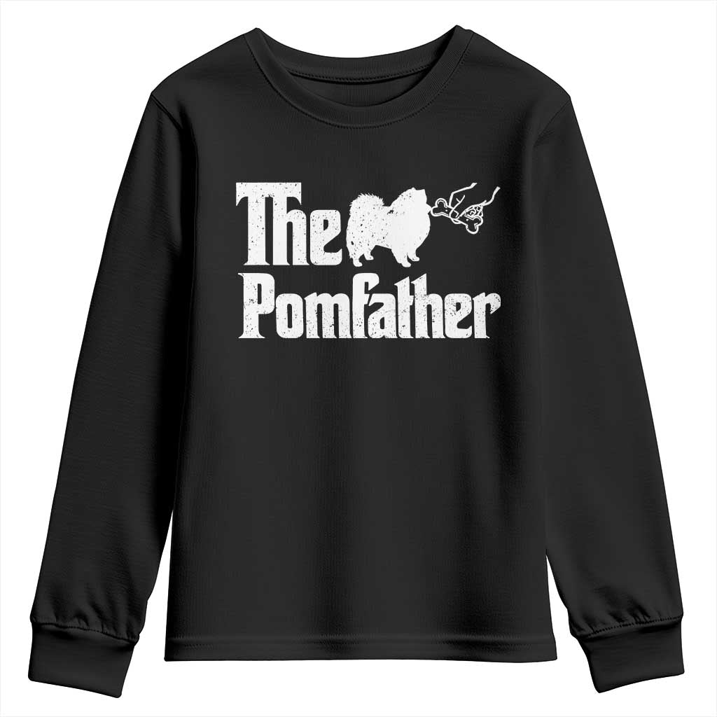 Pomeranian Dad Youth Sweatshirt The Pom Father Fathers Day Gifts For Dog Lovers