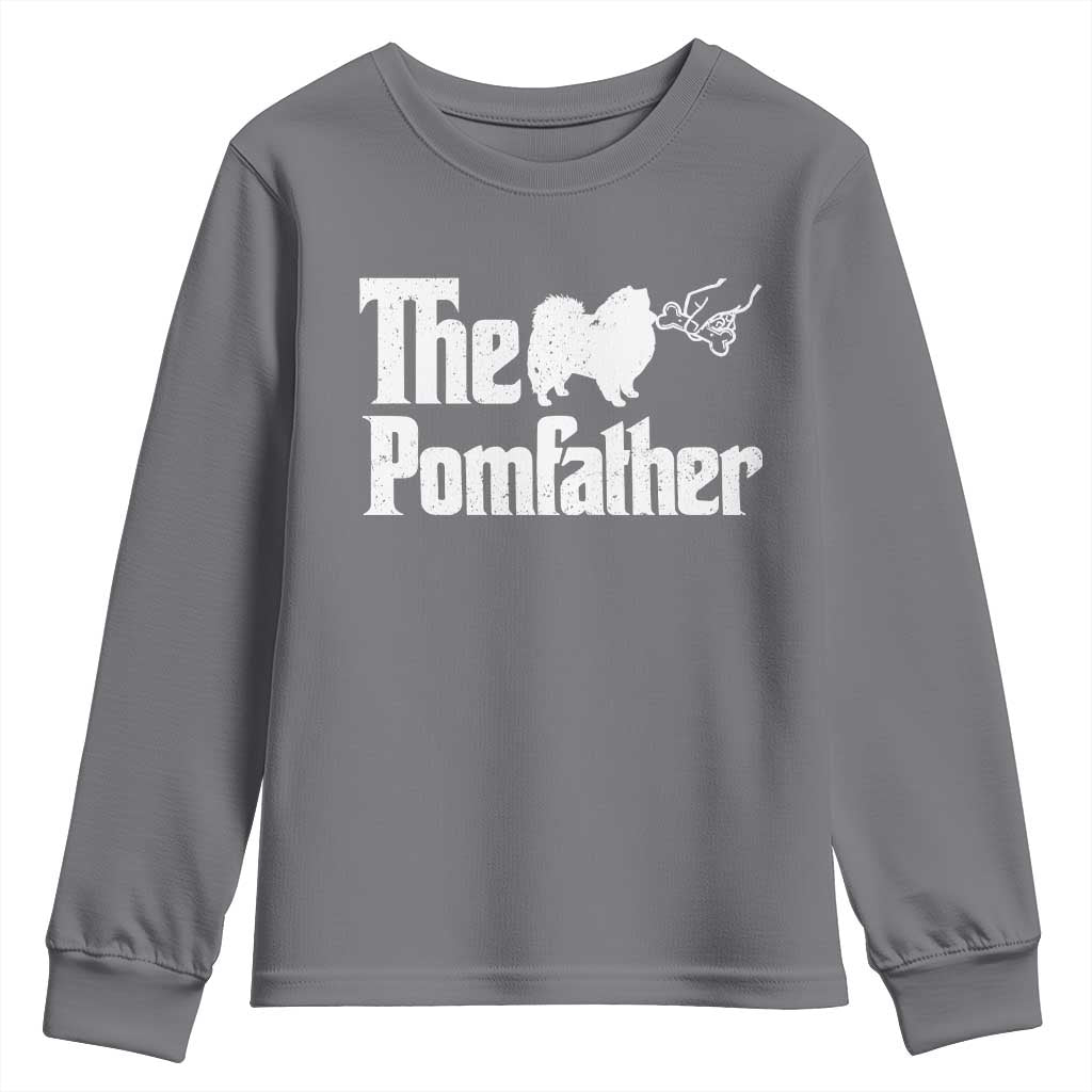 Pomeranian Dad Youth Sweatshirt The Pom Father Fathers Day Gifts For Dog Lovers