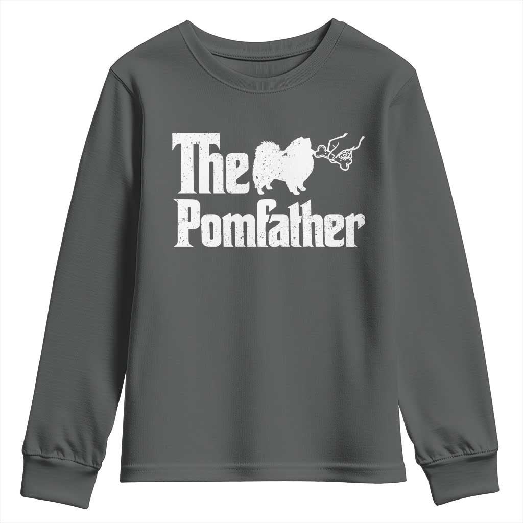 Pomeranian Dad Youth Sweatshirt The Pom Father Fathers Day Gifts For Dog Lovers