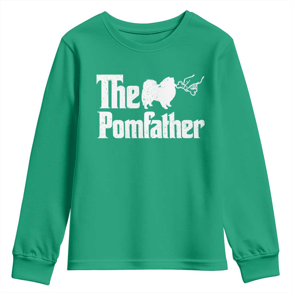 Pomeranian Dad Youth Sweatshirt The Pom Father Fathers Day Gifts For Dog Lovers