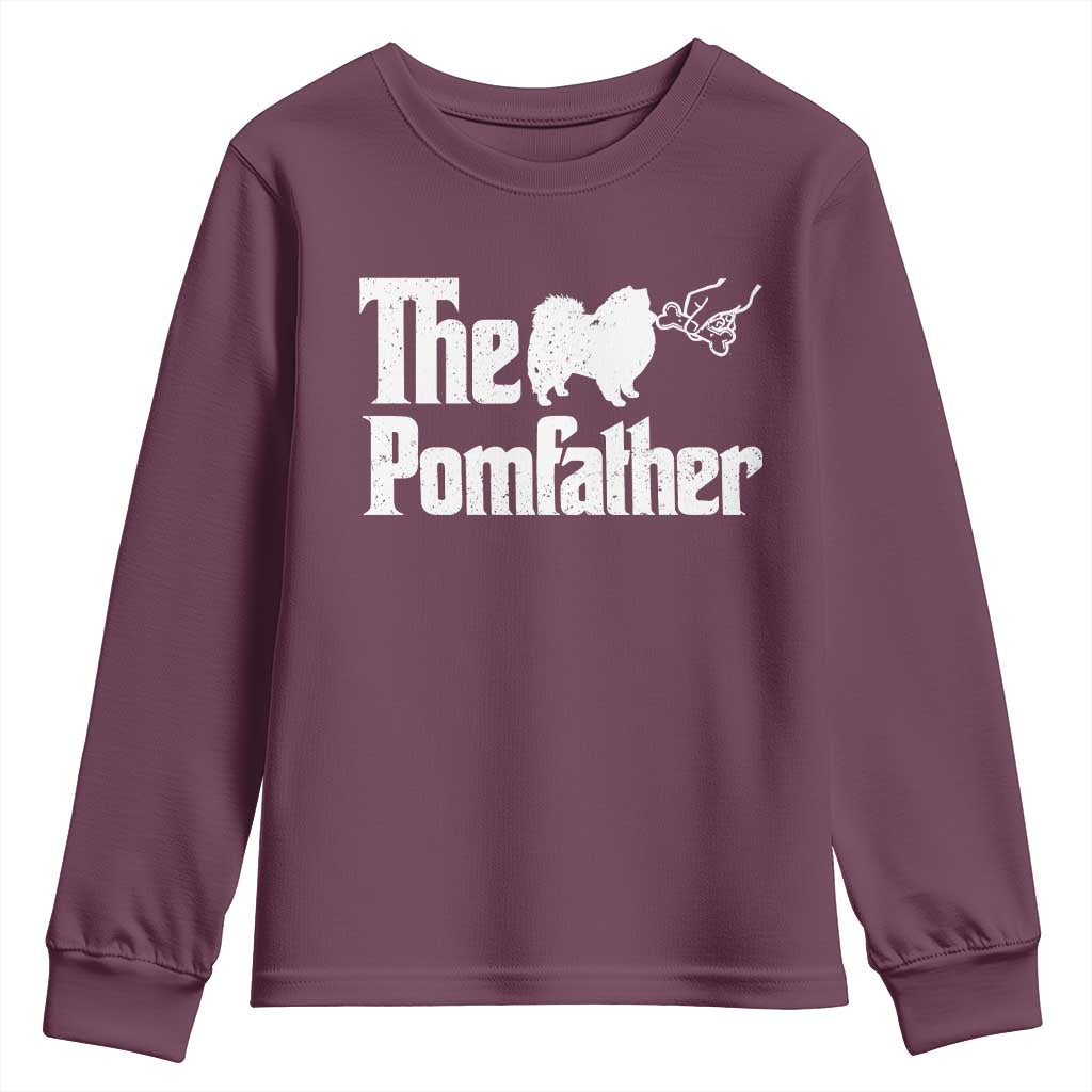 Pomeranian Dad Youth Sweatshirt The Pom Father Fathers Day Gifts For Dog Lovers