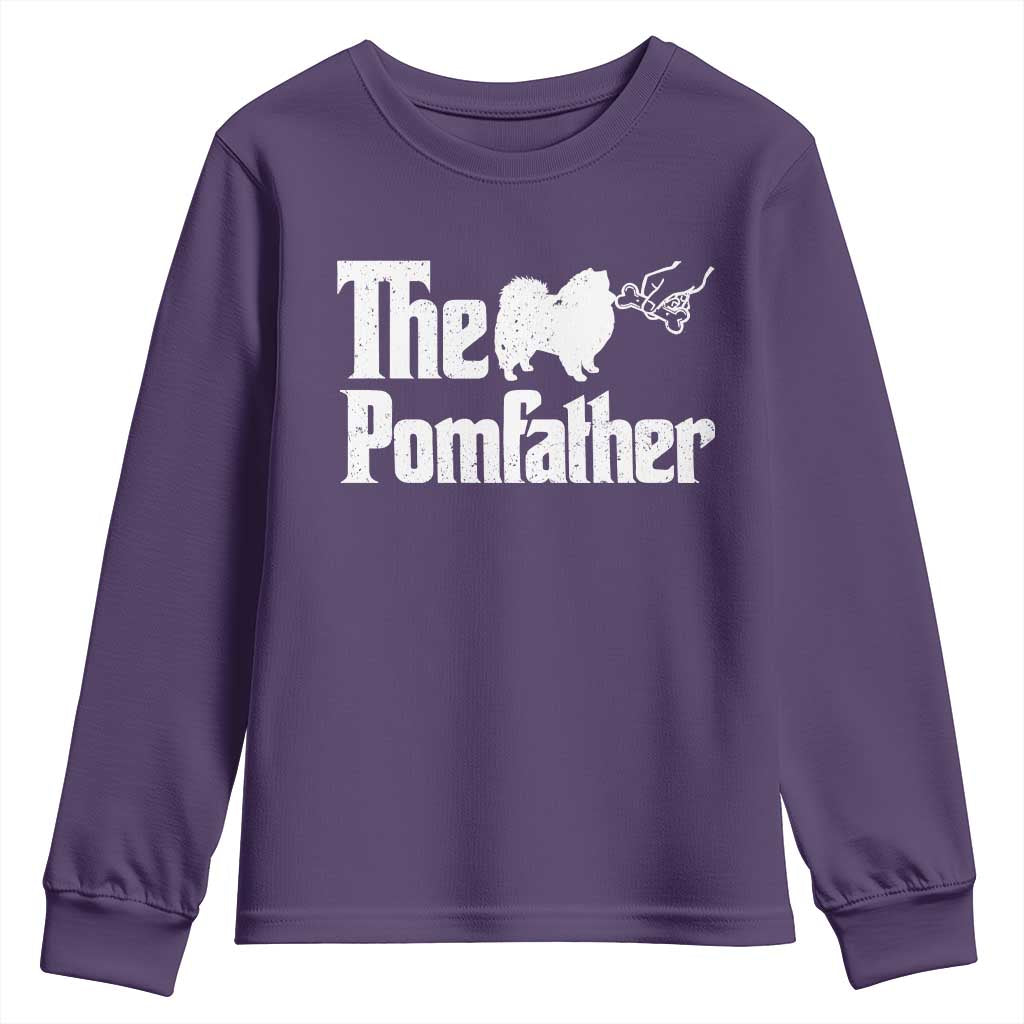 Pomeranian Dad Youth Sweatshirt The Pom Father Fathers Day Gifts For Dog Lovers