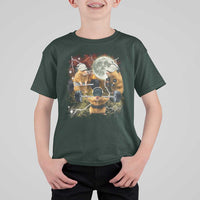 Hamster Deadlift T Shirt For Kid Funny Cute Rat Fitness Gym Weightlifting Meme
