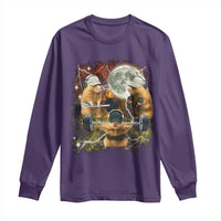 Hamster Deadlift Long Sleeve Shirt Funny Cute Rat Fitness Gym Weightlifting Meme