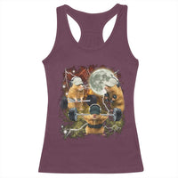 Hamster Deadlift Racerback Tank Top Funny Cute Rat Fitness Gym Weightlifting Meme