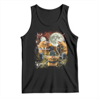 Hamster Deadlift Tank Top Funny Cute Rat Fitness Gym Weightlifting Meme