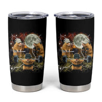 Hamster Deadlift Tumbler Cup Funny Cute Rat Fitness Gym Weightlifting Meme