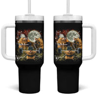 Hamster Deadlift Tumbler With Handle Funny Cute Rat Fitness Gym Weightlifting Meme