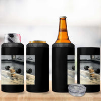 Hamster Gym 4 in 1 Can Cooler Tumbler Funny Rat Workout Weightlifting Pump Cover