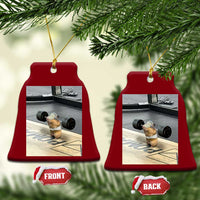 Hamster Gym Ceramic Ornament Funny Rat Workout Weightlifting Pump Cover