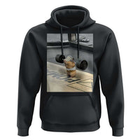 Hamster Gym Hoodie Funny Rat Workout Weightlifting Pump Cover