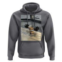 Hamster Gym Hoodie Funny Rat Workout Weightlifting Pump Cover
