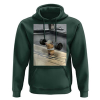Hamster Gym Hoodie Funny Rat Workout Weightlifting Pump Cover