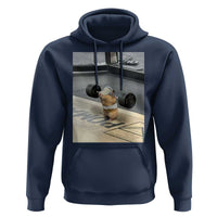 Hamster Gym Hoodie Funny Rat Workout Weightlifting Pump Cover