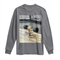 Hamster Gym Long Sleeve Shirt Funny Rat Workout Weightlifting Pump Cover