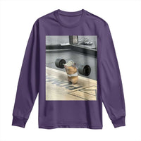 Hamster Gym Long Sleeve Shirt Funny Rat Workout Weightlifting Pump Cover