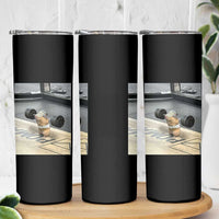 Hamster Gym Skinny Tumbler Funny Rat Workout Weightlifting Pump Cover