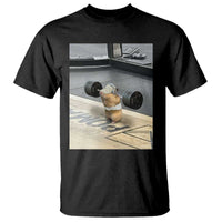 Hamster Gym T Shirt Funny Rat Workout Weightlifting Pump Cover