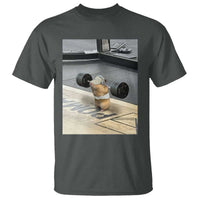Hamster Gym T Shirt Funny Rat Workout Weightlifting Pump Cover