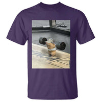 Hamster Gym T Shirt Funny Rat Workout Weightlifting Pump Cover