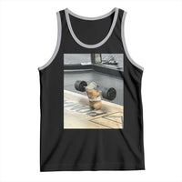 Hamster Gym Tank Top Funny Rat Workout Weightlifting Pump Cover
