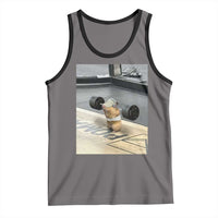 Hamster Gym Tank Top Funny Rat Workout Weightlifting Pump Cover