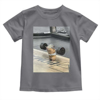Hamster Gym Toddler T Shirt Funny Rat Workout Weightlifting Pump Cover