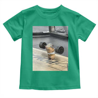 Hamster Gym Toddler T Shirt Funny Rat Workout Weightlifting Pump Cover