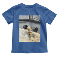 Hamster Gym Toddler T Shirt Funny Rat Workout Weightlifting Pump Cover