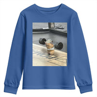 Hamster Gym Youth Sweatshirt Funny Rat Workout Weightlifting Pump Cover