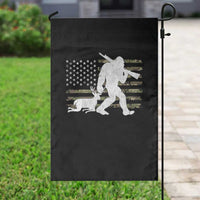 Bigfoot Camo Deer Hunting Garden Flag Camo USA Flag Buck Season Sasquatch
