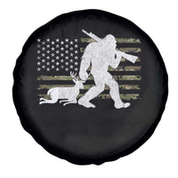 Bigfoot Camo Deer Hunting Spare Tire Cover Camo USA Flag Buck Season Sasquatch