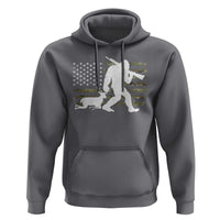 Bigfoot Camo Deer Hunting Hoodie Camo USA Flag Buck Season Sasquatch