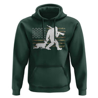 Bigfoot Camo Deer Hunting Hoodie Camo USA Flag Buck Season Sasquatch