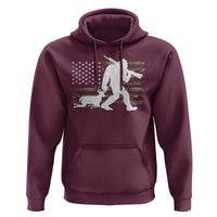 Bigfoot Camo Deer Hunting Hoodie Camo USA Flag Buck Season Sasquatch