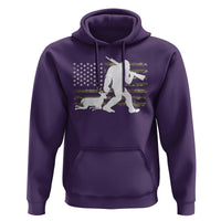 Bigfoot Camo Deer Hunting Hoodie Camo USA Flag Buck Season Sasquatch