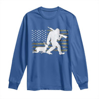 Bigfoot Camo Deer Hunting Long Sleeve Shirt Camo USA Flag Buck Season Sasquatch