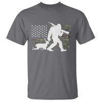 Bigfoot Camo Deer Hunting T Shirt Camo USA Flag Buck Season Sasquatch