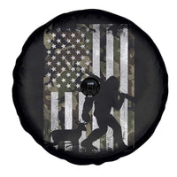 Bigfoot Deer Hunting Spare Tire Cover Camo US Flag Deer Elk Buck Hunting Hunter Dad