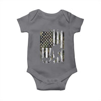 Bigfoot Deer Hunting Baby Onesie Camo US Flag Deer Elk Buck Hunting Hunter Dad