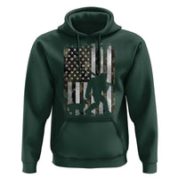 Bigfoot Deer Hunting Hoodie Camo US Flag Deer Elk Buck Hunting Hunter Dad