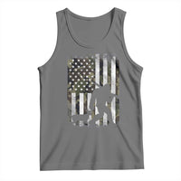 Bigfoot Deer Hunting Tank Top Camo US Flag Deer Elk Buck Hunting Hunter Dad